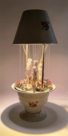 Lampada a pioggia d'olio d'epoca, XX secolo. Lampada a pioggia d'olio d'epoca...