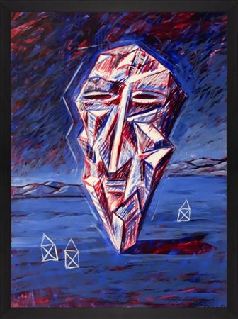 Reiner Karge (1832-1891), Senza titolo, Opera unica su carta, 1987, Opera...