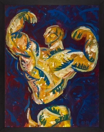 Reiner Karge (1832-1891), Senza titolo, Opera unica su carta, 1984, Opera...