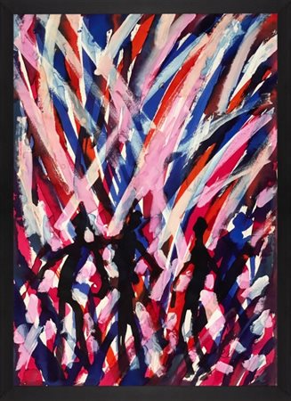 Reiner Karge (1832-1891), Senza titolo, Opera unica su carta, 1982, Opera...