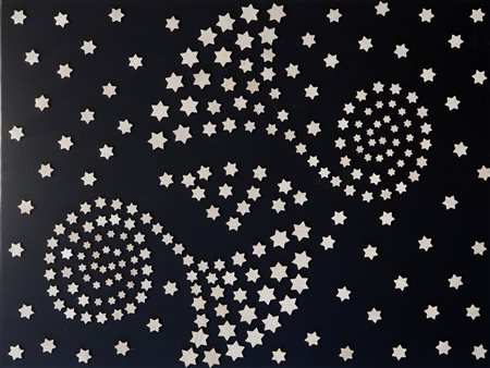 Sansevrino Sergio Vorticissimi Installazione legno su tela, cm. 80x60