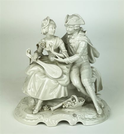 Porcellana di Capodimonte, 20° secolo, Splendida scultura in porcellana di...