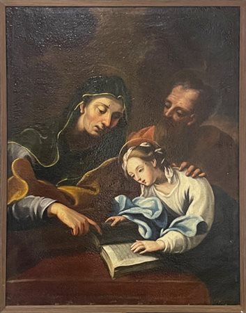 Pittore del 17° secolo, Antica e interessante opera a olio su tela...