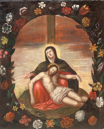 Pittore del XVIII secolo. Interessante dipinto di scuola italiana,...