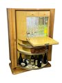 Mobile bar XX secolo Mobile bar Art Déco in legno d'acero con...