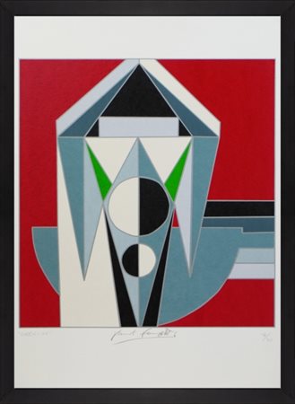 Tancredi Fornasetti, "Check-In", anni 2010, serigrafia polimaterica su carta,...