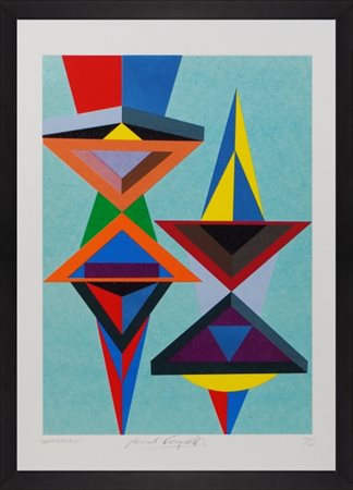 Tancredi Fornasetti, "Avanguardia", anni 2010, serigrafia polimaterica su...