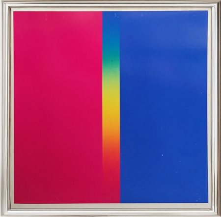 Getullio Alviani, Senza titolo, anni '80, Serigrafia, Edizione 378/500 cm 69...