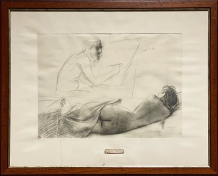 Giacomo Manzù, Senza titolo, 1961, Opere grafiche su carta, Edizione...