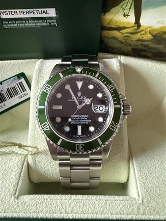 Rolex Modello (Orologio)	Submariner kermit Numero di referenza	16610LV