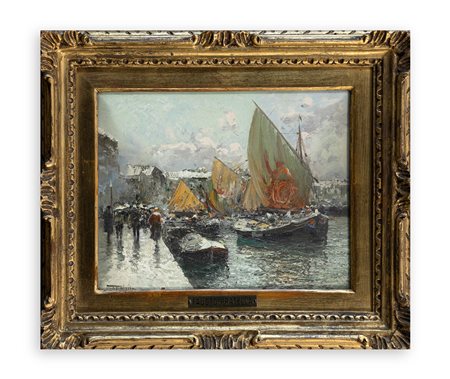 FAUSTO PRATELLA (1886-1964) - Senza Titolo (Marina)