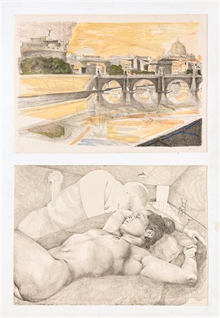 UGO ATTARDI (1923-2006) - Lotto unico composto da 2 opere grafiche