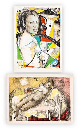 UGO ATTARDI (1923-2006) - Lotto unico composto da 2 opere grafiche