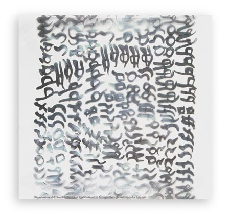 CARLA ACCARDI (1924-2014) - Senza Titolo (Rotolo nero)