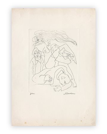 MINO MACCARI (1898-1989) - Senza Titolo