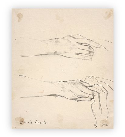 EUGÈNE BERMAN (1899-1972) - Ana's hands, 1942