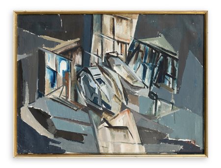 LINO PICCOLI (1926-2010) - Darsena