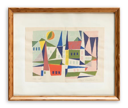 GERHARD WENDLAND (1910-1986) - Frohe Stadt, 1952