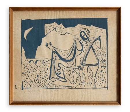 WERNER GILLES (1894-1961) - Der heilige martin, 1947