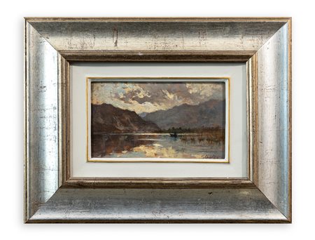 CAPPA LEGORA (1887-?)  - Controluce a Fondo Toce Feriolo pomeriggio estivo, 1948