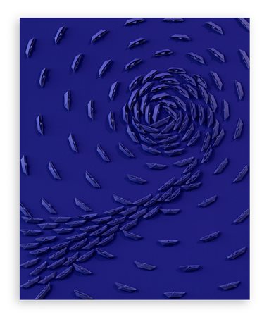 RICCARDO GUSMAROLI (1963) - Vortice Blu