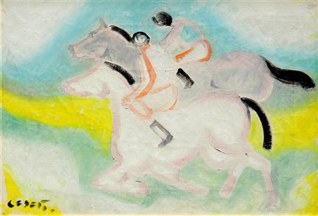 CESETTI Giuseppe, Due fantini a cavallo