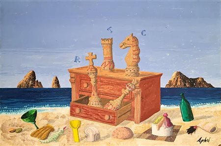 APHEL FABIO Cavalese (TN) 1957 "Scacchi mobili"