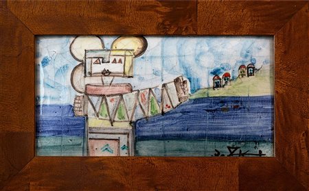 KODRA IBRAHIM Albania 1918 - Milano 2006 "Senza titolo"