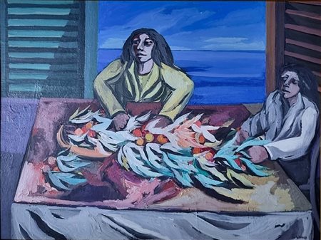 TERRUSO SAVERIO Monreale 1939 - Milano 2003 "Senza titolo"