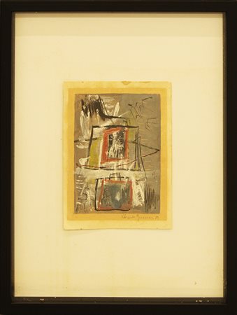 RICCARDO GUARNERI, "Composizione", 1959