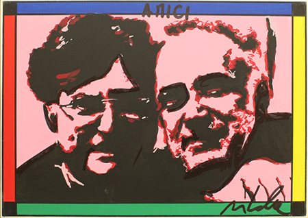 MARCO LODOLA, "Amici", 2019