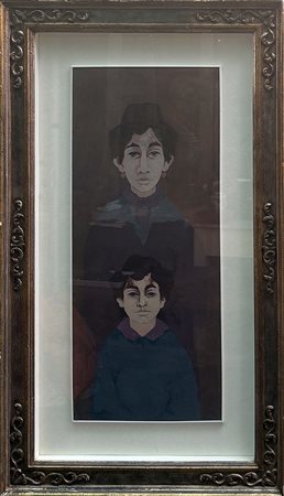 MARCELLO BOCCACCI, "Madre e figlio", anni '70