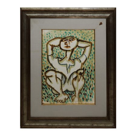 Giuseppe Migneco (Messina  1903 - Milano  1997)  - Figura