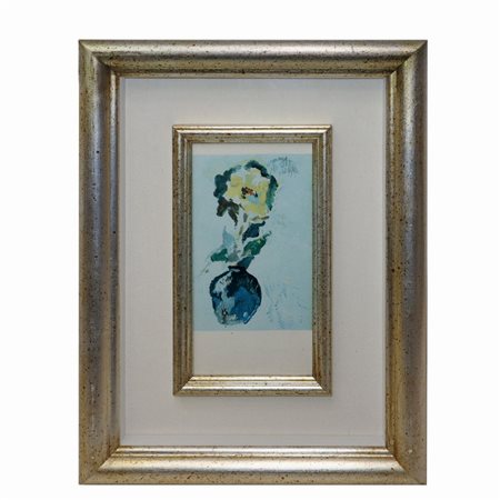 Ernesto Treccani (Milano 1920 - Milano 2009)  - Vaso di Fiori