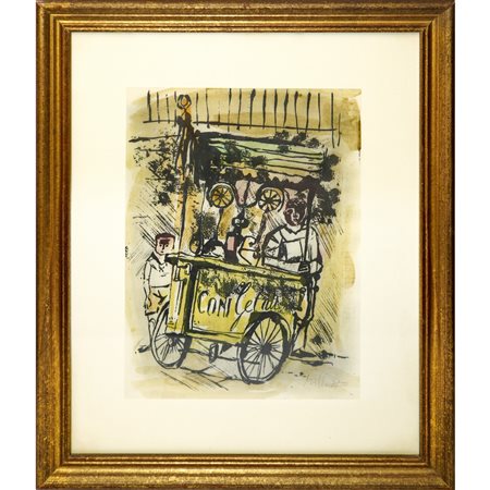 Sebastiano Milluzzo (Catania 1915 - Catania 2011)  - "Carretto" dei gelati