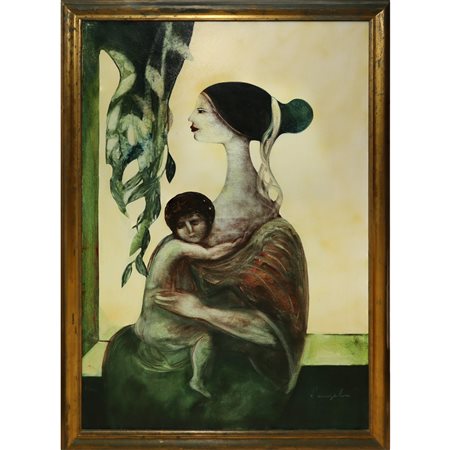 Cesare D'Angelo (Catania 1940 - 2006)  - Maternità