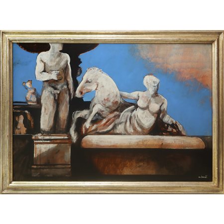 Mario Bardi (Palermo 01/1922 - Milano 07/09/1998)  - Fontana barocca, 1980