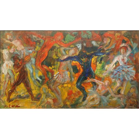 Figure colorate che danzano