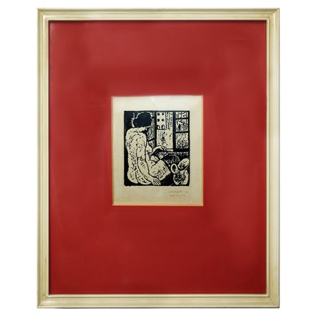 Orfeo Tamburi (Jesi 28 maggio 1910 - Parigi 15 giugno 1994)  - Alla finestra, 1930