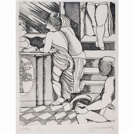 Luigi Guerricchio (Matera 1932 - 1996)  - Donne