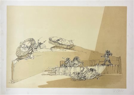 Fabrizio Clerici “Ariostesca” 1984