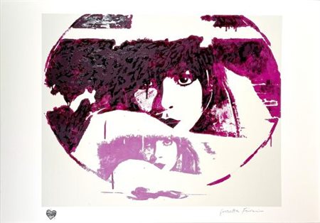 Giosetta Fioroni “Doppio Liberty Violet”