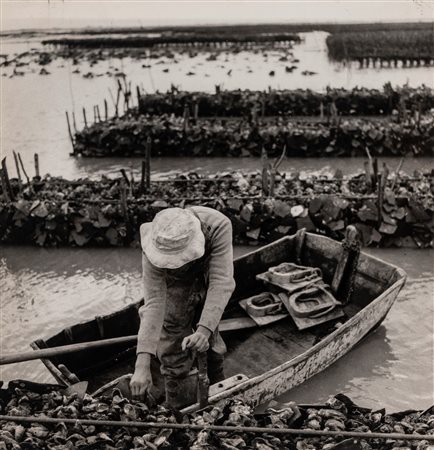 Paul Almasy (1906 - 2003)  - Ostreiculture Region de Marennes, 1950s