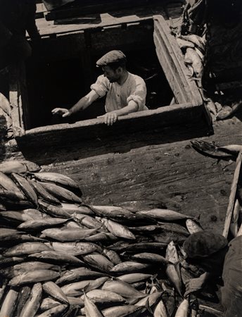 Pierre Boucher (1908 - 2000)  - Fisherman, 1950s