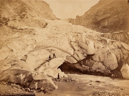 William  England (1816 - 1896)  - Glacier superior et caverne a Grindelwald, Suisse, 1865/1870