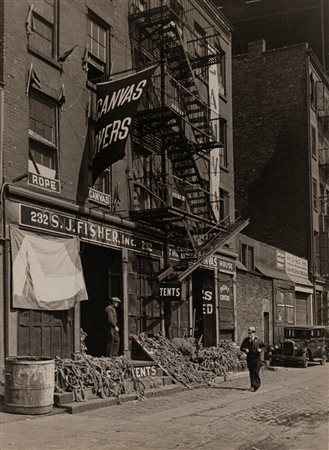 Percy Lomis Sperr (1890 - 1964)  - 232 South Street, NY, 1920s