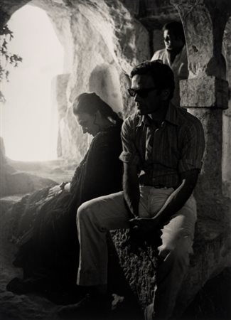 Mimmo Cattarinich (1937 - 2017)  - Pier Paolo Pasolini e Maria Callas in "Medea", 1969