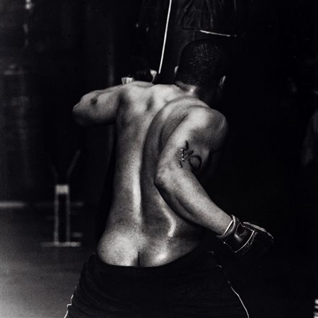 Giorgia Fiorio (1967)  - Thurston Livingstone at Gleasous Gym, Brooklin, New York, 1990