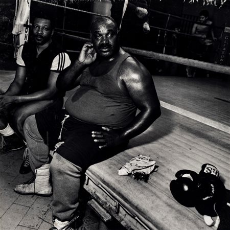 Giorgia Fiorio (1967)  - Eric Winbush & Tony Norris "Tricky" at Gleason's Gym, Brooklin N.Y., 1990
