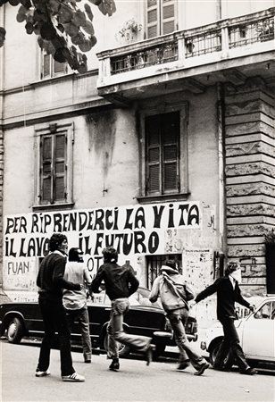 Fausto Giaccone (1943)  - Senza titolo (Manifestazione), 1970s